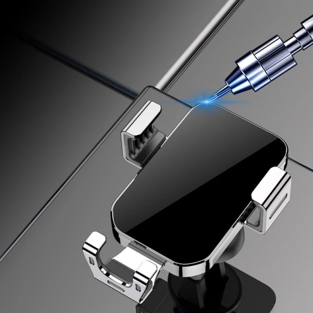 Gravitační držák smartphonu do auta, větrací otvor modrý (YC12)