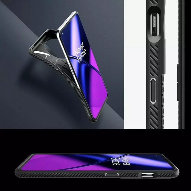 Ochranné pouzdro na telefon Spigen Liquid Air pro OnePlus 11 5G Matte Black