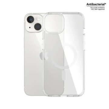 Tvrdé puzdro Etui PanzerGlass na iPhone 14 6,1" MagSafe Antibakteriálne vojenské priehľadné 0409
