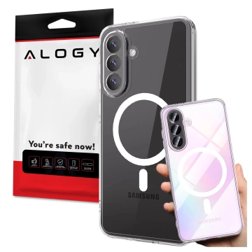 Чохол для Apple iPhone 16 Pro Max Alogy Anti-Shock Hybrid Case for MagSafe Transparent