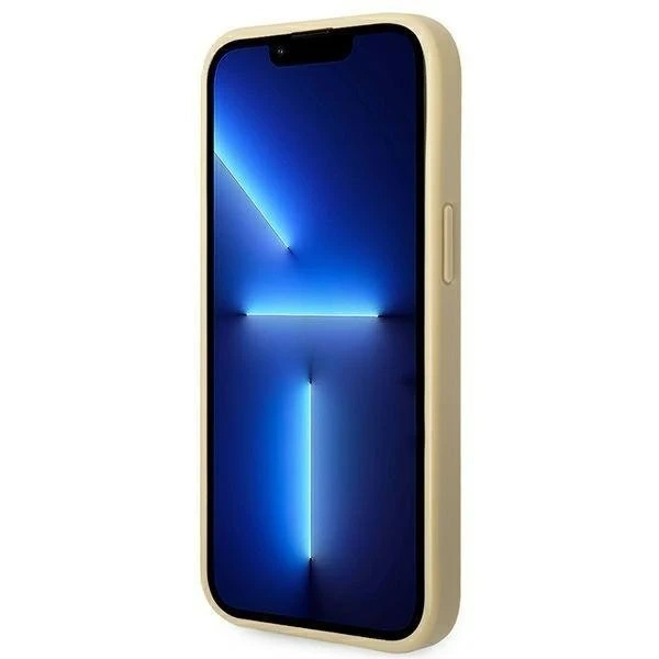 Etui Guess GUHCP14MHGGSHD für Apple iPhone 14 Plus 6,7" Złoty/Gold Hard Case Glitter Script