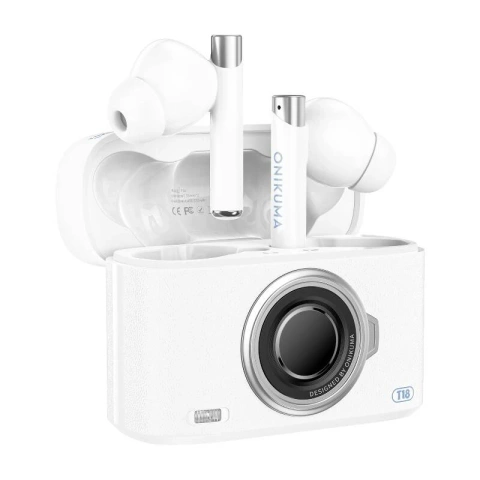 ONIKUMA T18 Bluetooth In-Ear Headphones White