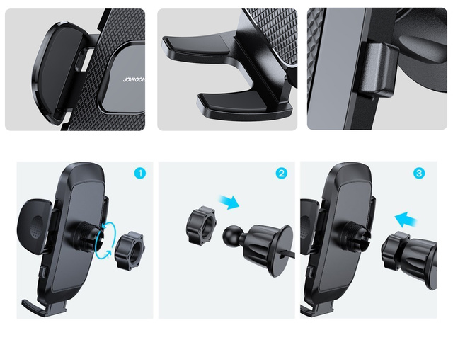 Joyroom phone clamp car holder for the grille