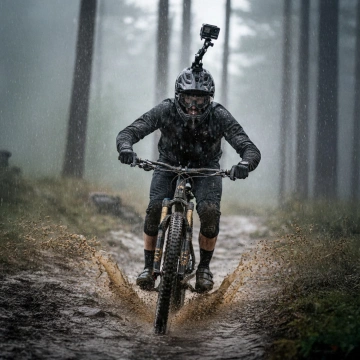 GoPro súprava príslušenstva na upevnenie na prilbu pre športové kamery GoPro, DJI, Insta360, SJCam, Eken (GoPro Cycling Helmet Chin Holder)