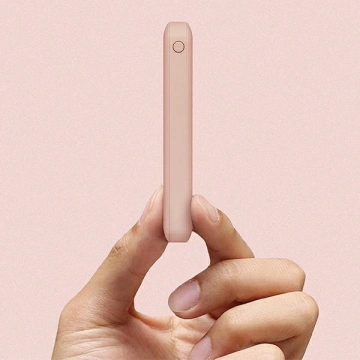 UNIQ Powerbank Fuele mini 8000mAh USB-C 18W PD Rýchle nabíjanie ružová/ružová