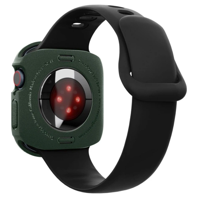 Etui do Apple Watch 10 46mm Caseology Vault Midnight Green Zielone
