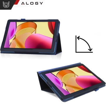 Skleněné pouzdro pro Lenovo Tab M11 10,95" TB330FU/TB330XU/TB331FC Kryt stojanu s flipem pro tablet Pouzdro Alogy Navy Blue Stylus Zdarma