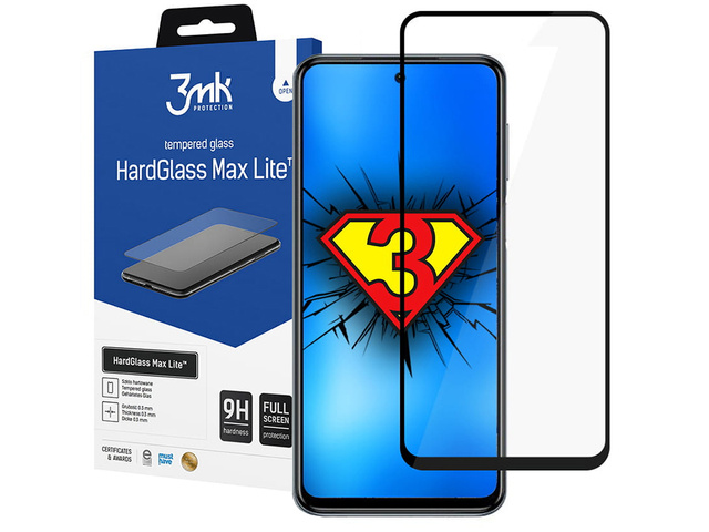 Загартоване скло 3mk HardGlass Max Lite для Xiaomi Redmi Note 10 Pro Black