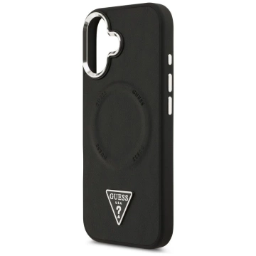 Etui Guess Triangle Logo MagSafe na iPhone 17 - Czarny