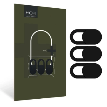 Zaślepka na kamerę hofi slim pro+ webcam cover black