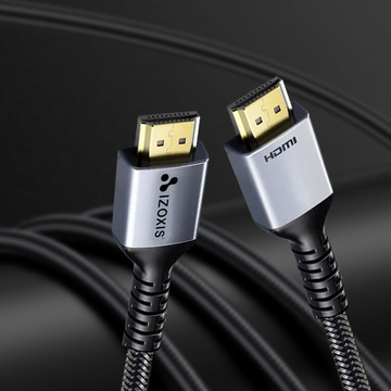 Кабель 2 м. Нейлонова оплетка. Посилений HDMI 8K 60 Гц 48 Гбіт/с 2.1 High Speed