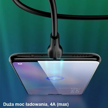 USAMS kabel U38 microUSB 4A Fast Charge pro OPPO 1m bílý