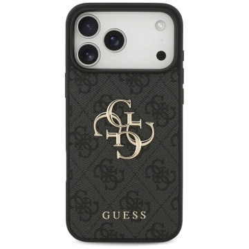 Etui Guess Hardcase 4G Big Metal Logo do iPhone 17 Pro Max, czarne