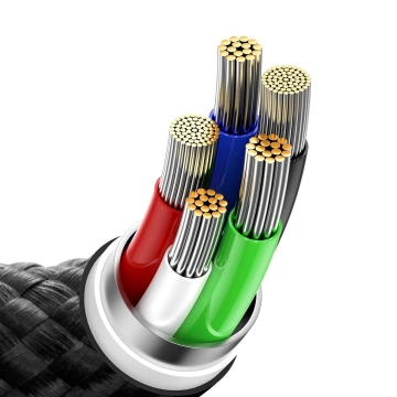 Baseus Glimmer Series fast charging cable USB-C - Lightning 480Mb/s PD 20W 1m black
