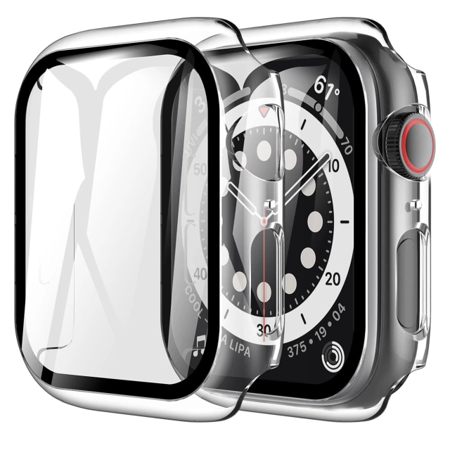 Захисний чохол Alogy Protector Case 2-в-1 зі склом для Apple Watch 10 46 мм прозорий