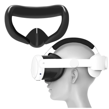 Alogy Replacement Silicone Sun Mask for Meta Quest 3 Black