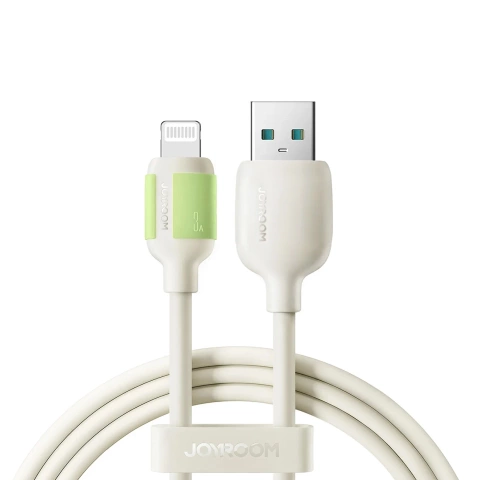 Kabel Joyroom S-A53 3A USB-A – Lightning 2m Beżowy Fluorescencyjny