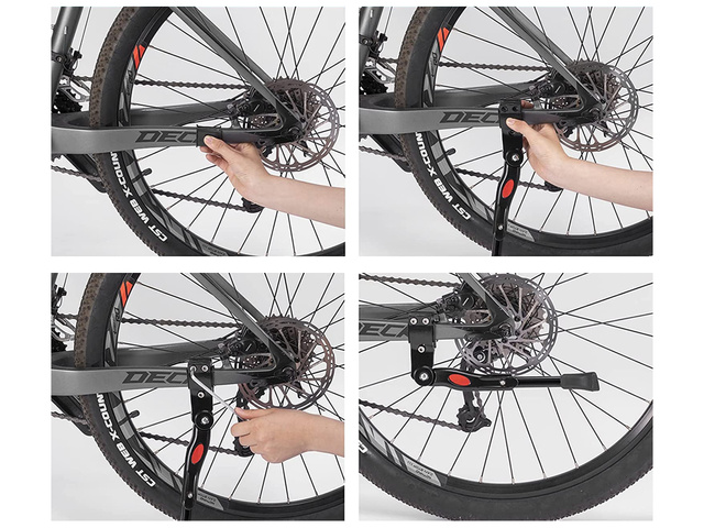 RockBros 2011-7ABK adjustable bike kickstand Black