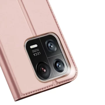 Dux Ducis Skin Pro Hülle Xiaomi 13 Pro Flip Card Wallet Stand Pink