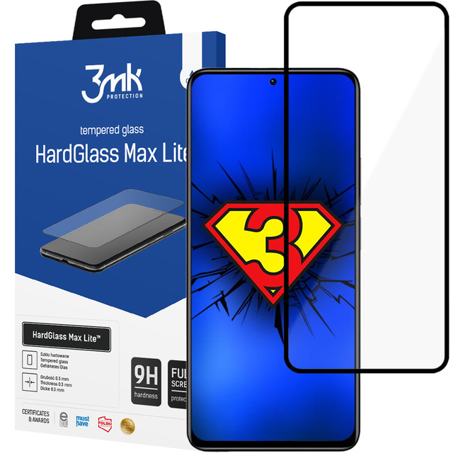 Tvrzené sklo HardGlass Max Lite 3mk pro Xiaomi Redmi Note 11 4G / 11S / Poco M4 Pro 4G