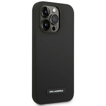 Etui Karl Lagerfeld KLHMP14LSLMP1K pro iPhone 14 Pro 6,1" pevný obal silikonový plak Magsafe