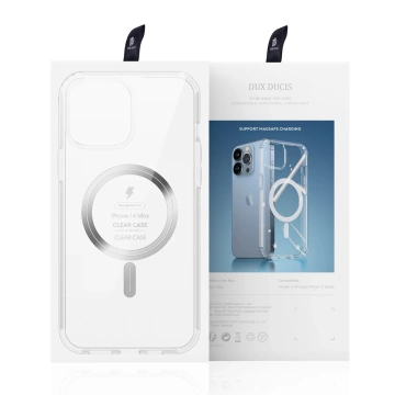 Dux Ducis Clin magnetické pouzdro pro iPhone 14 Plus kompatibilní s MagSafe transparentní