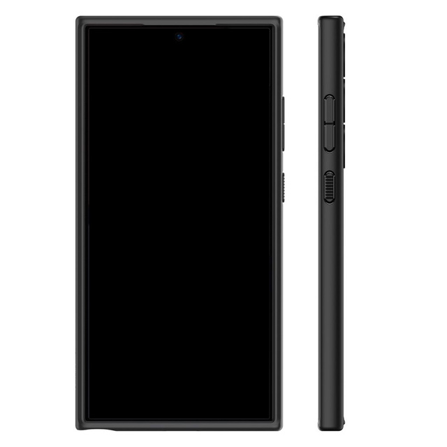 Etui do Samsung Galaxy S24 Ultra Spigen Ultra Hybrid Case obudowa plecki Matte Black + Szkło