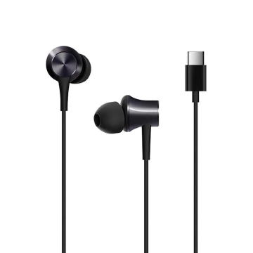 XIAOMI original wired headphones Type C with microphone black In-ear