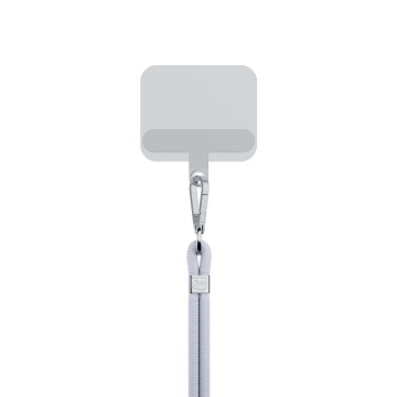 Univerzální šňůrka na chytrý telefon 3mk EasyClip Grey (stříbrná)