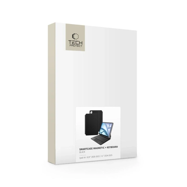 TECH-PROTECT SMARTCASE MAGNETIC + KEYBOARD IPAD AIR 10.9” 4 / 5 / 2020-2022 / 11” 6 / 7 / 2024-2025 BLACK