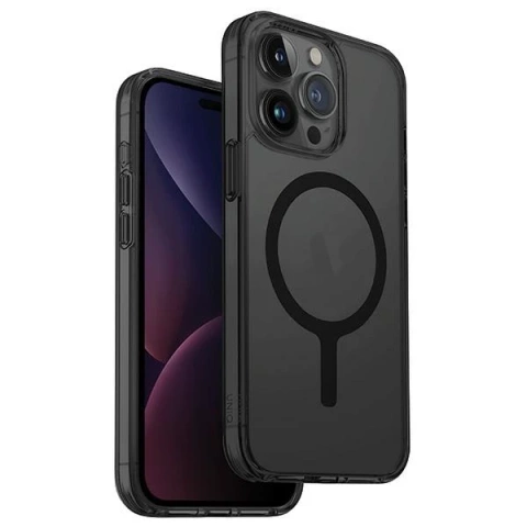 Pouzdro UNIQ LifePro Xtreme pro iPhone 15 Pro 6,1" Magclick Nabíjí šedý/mrazový kouř