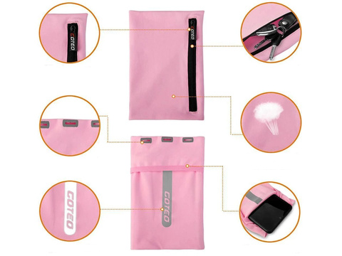 Pouzdro sportovní pásek Goteo pásek na telefon L Pink