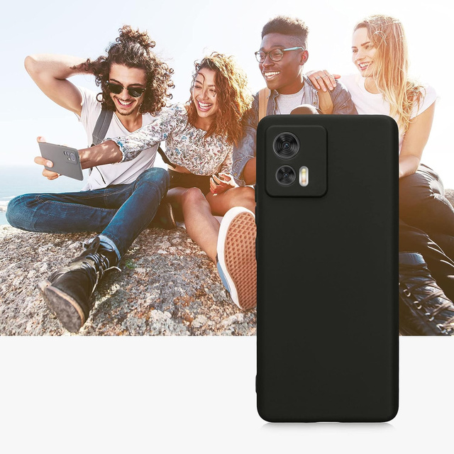 Pouzdro pro Motorola Edge 30 Neo 3mk Matt Case Cover Matte Black Back