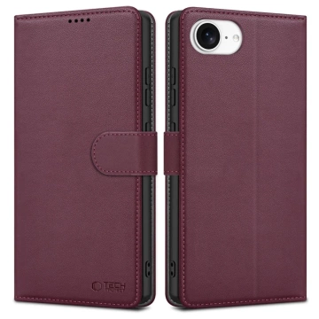 Puzdro na iPhone 16e Tech-Protect Wallet Mulberry