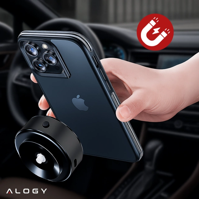 Magnetische Autohalterung für Magsafe mit Saugnapf, 360° drehbar, für Windschutzscheibe/Bildschirm/Display/Spiegel/iPhone