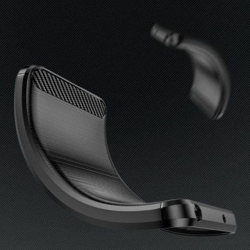 TPUCarbon cover case for Samsung Galaxy M15 5G Black