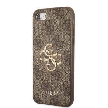 Etui Guess GUHCI84GMGBR do Apple iPhone 7/8 SE 2020 / SE 2022 brązowy/brown hardcase 4G Big Metal Logo