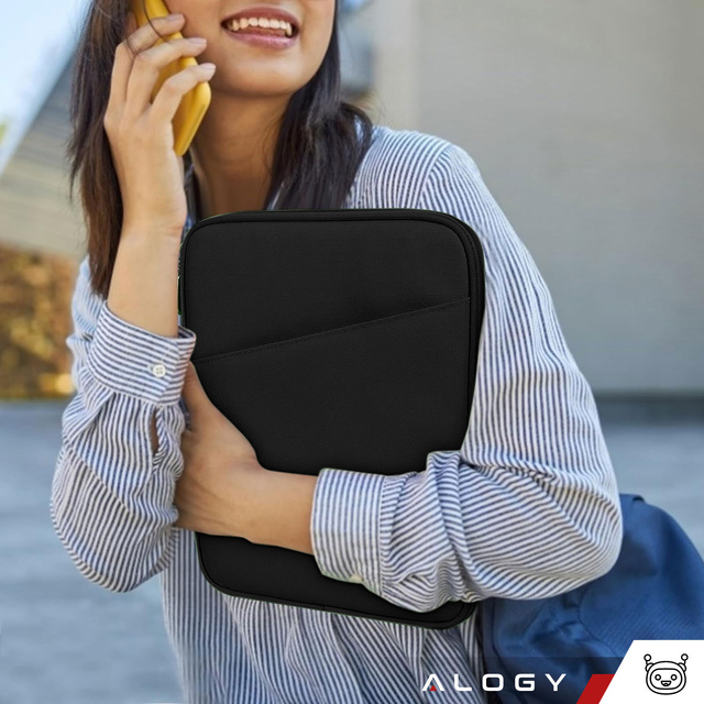 Bag Etui krycí pouzdro na tablet 11 palců na tablety univerzální pouzdro Alogy Slide Black
