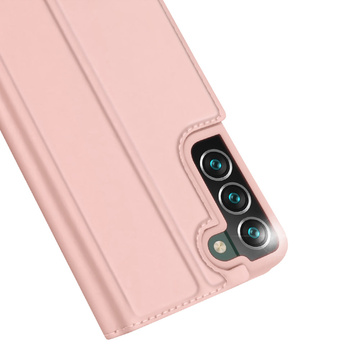 Ochranné puzdro Dux Ducis Skin Pro Flip pre Samsung Galaxy S22 Plus Pink