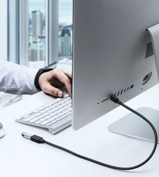 Кабель UGREEN подовжувач USB 3.0 (гніздо) - адаптер USB 3.0 (штекер) 1,5 м чорний (US129 30126)