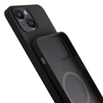 Etui do Apple iPhone 14 Plus - 3mk Hardy Silicone MagCase Graphite