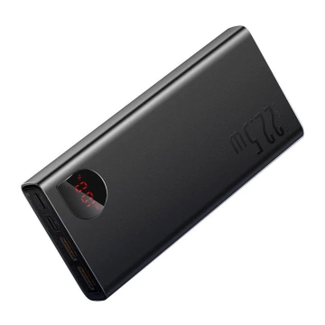Kovová power banka Baseus Adaman, 20 000 mAh, 22,5 W (čierna)