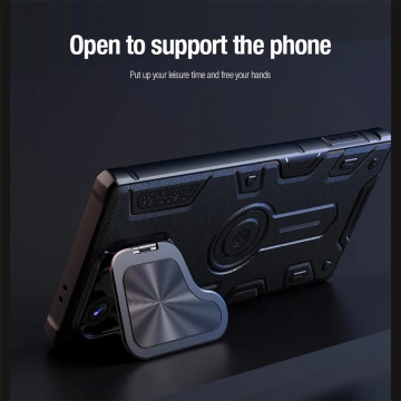 Чохол Nillkin CamShield Armor Prop Case для Samsung Galaxy S24 Ultra - чорний