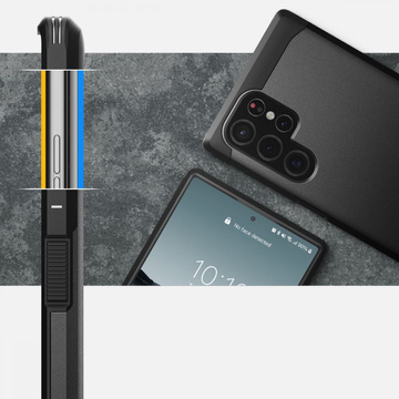 Kryt Spigen Tough Armor pro Samsung Galaxy S22 Ultra Black