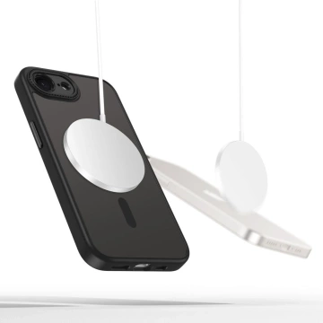 Kryt Etui Tech-Protect MagCam MagSafe pre iPhone 16e, matný, čierny