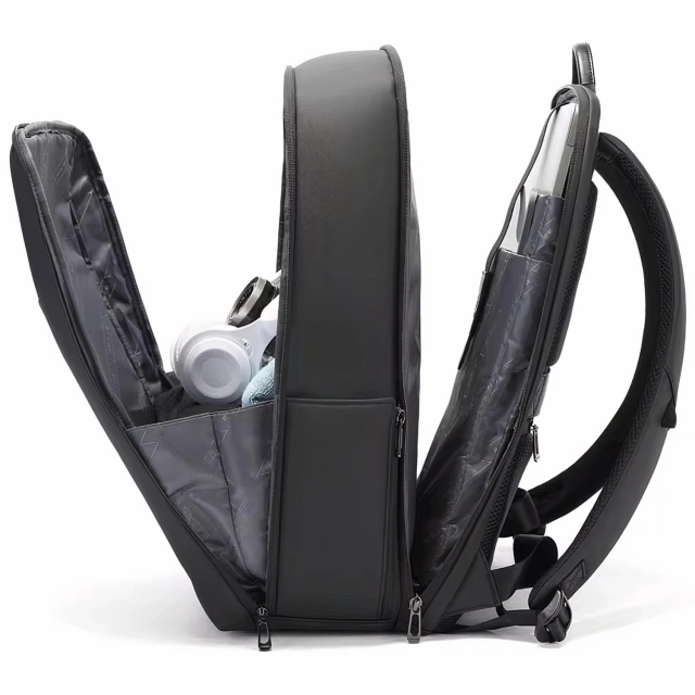 Водонепроникний рюкзак Bange Сумка для ноутбука 15,6" Urban Travel 46x30x16 см For Work School Airplane Men's Women Black