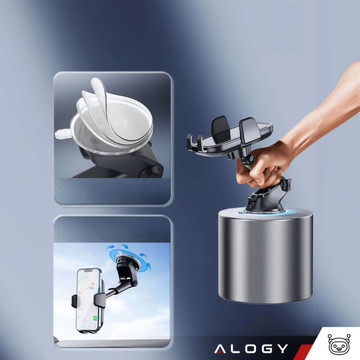 Car phone holder, window, grille, cockpit, dashboard, car, car, for 7" phone Alogy 3in1 Fragrance pendant