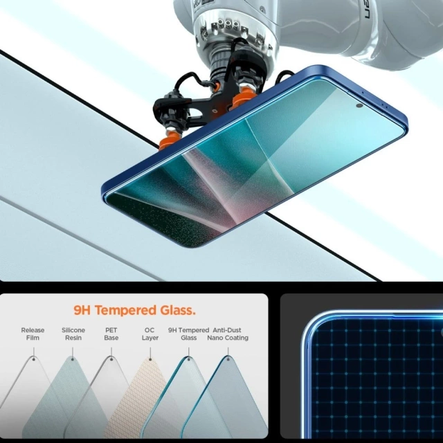 Szkło Hartowane do Galaxy S25 Edge Spigen Glas.tR EZ Fit Pro Clear