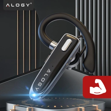 Bezdrôtový headset pre Bluetooth 4.0 hovory do auta headset s displejom V8 Black