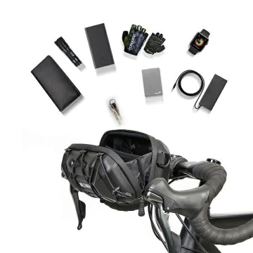 Wildman XT17 1L Stem Bike Bag PU EVA Waterproof Black